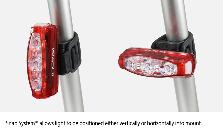 Cateye ViZ450 II USB C Rechargeable Rear Light TL-LD821