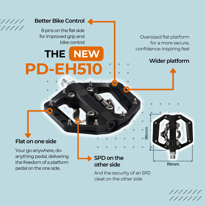 Shimano PD-EH510 SPD & Flat Platform Pedal