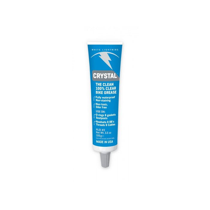 White Lightning Crystal Clear Waterproof Non-toxic Grease for Bicycle