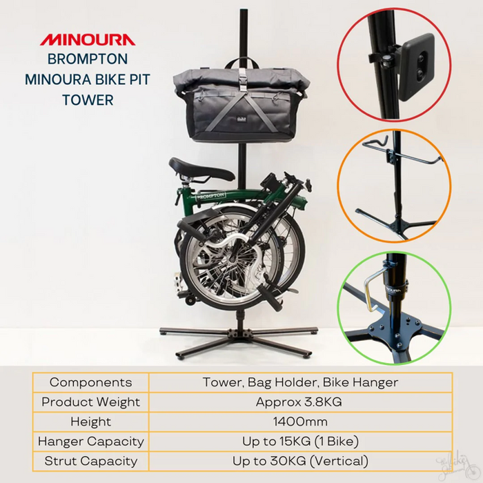 Minoura Cradle for Bike Pit for Brompton