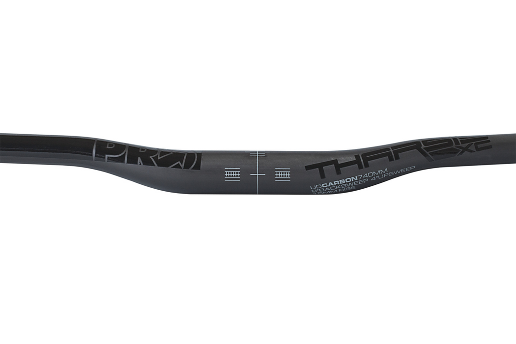 Pro Tharsis XC Flat Handlebar UD Carbon 740mm 15mm Rise