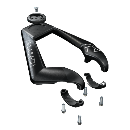 Pro Compact Carbon Clip-On Bar with Computer Mount